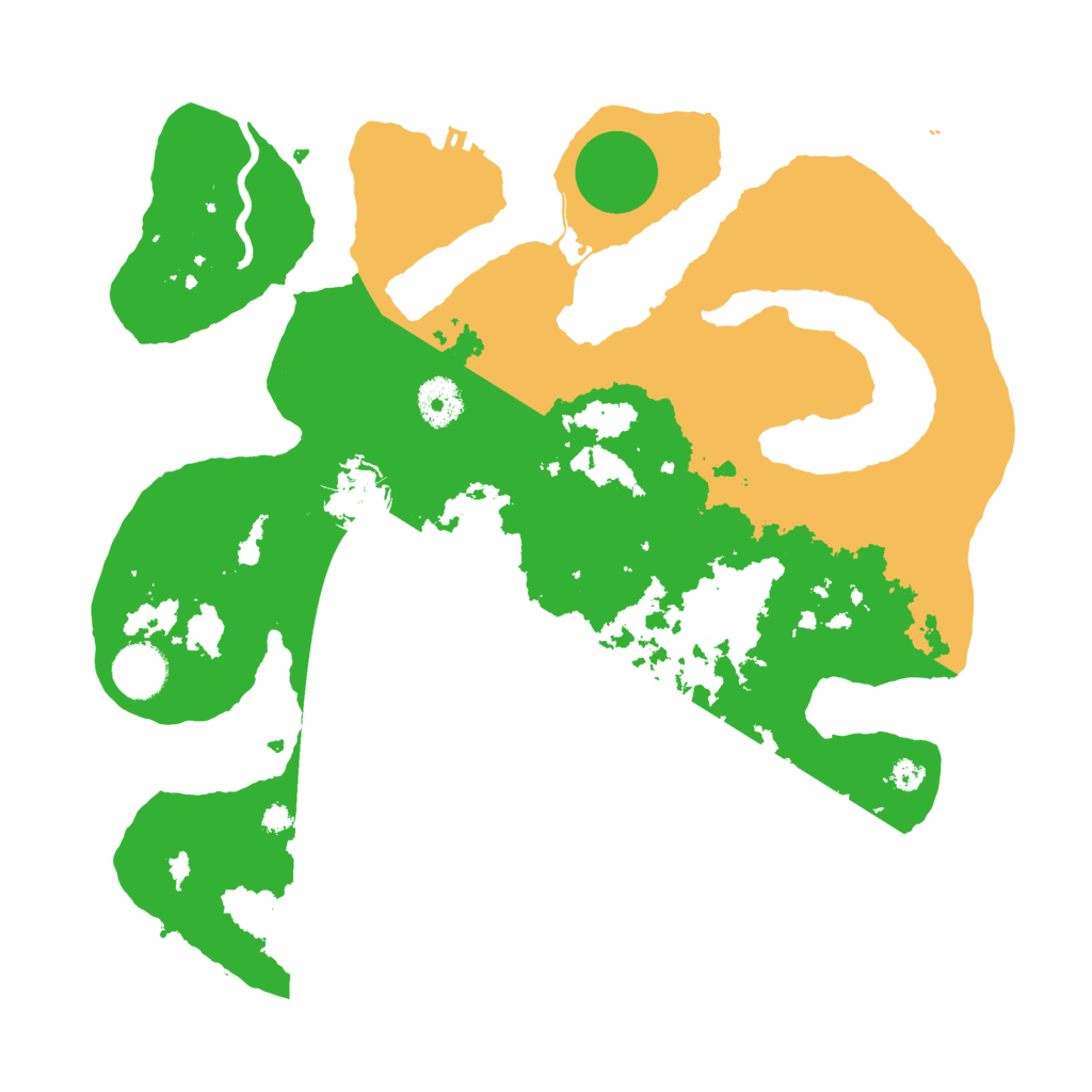 Biome Rust Map: Procedural Map, Size: 3500, Seed: 2102450