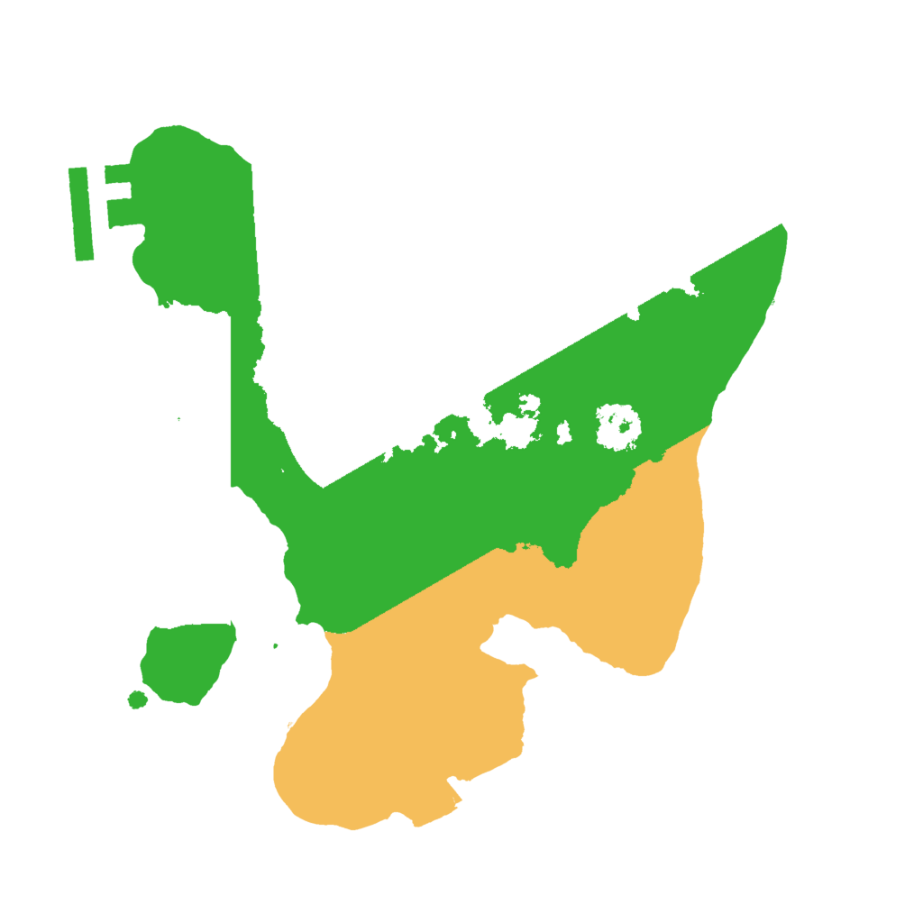 Biome Rust Map: Procedural Map, Size: 2000, Seed: 6736
