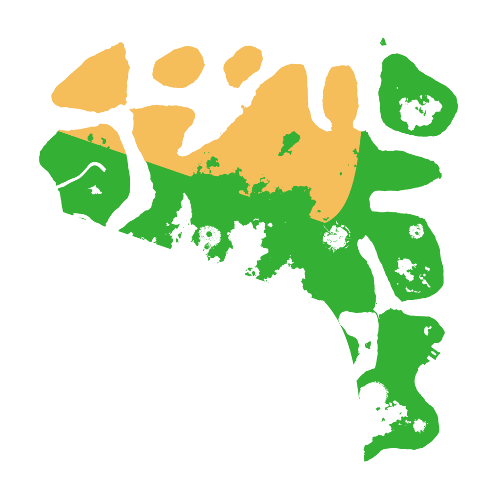 Biome Rust Map: Procedural Map, Size: 3500, Seed: 2593907