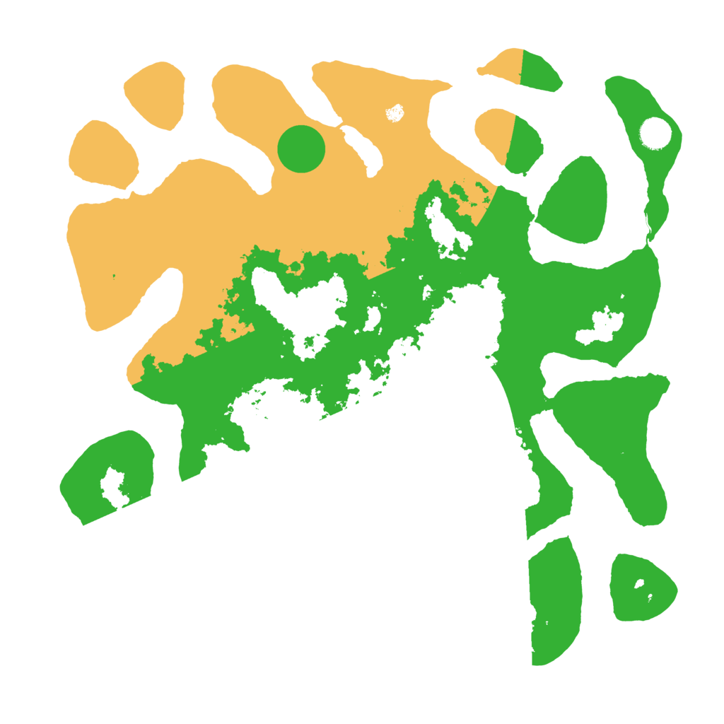 Biome Rust Map: Barren, Size: 4000, Seed: 25874