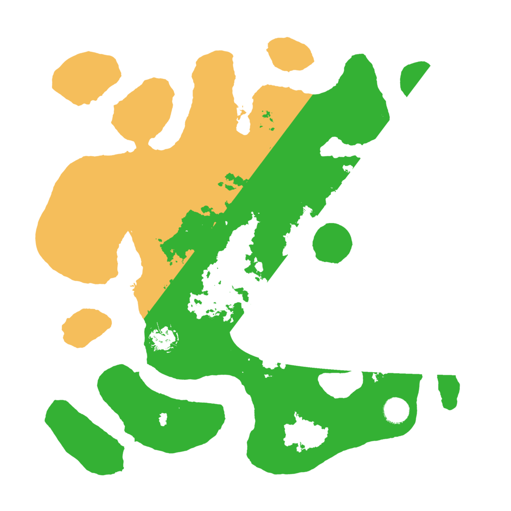 Biome Rust Map: Barren, Size: 3500, Seed: 3308500