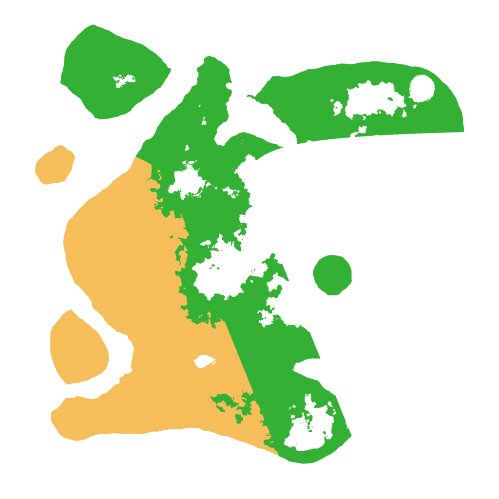 Biome Rust Map: Barren, Size: 3500, Seed: 5880032