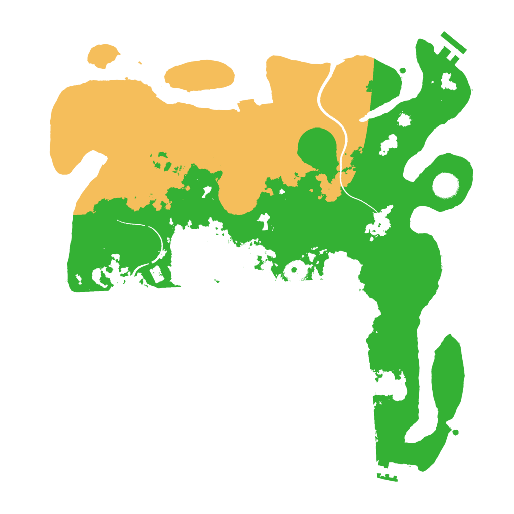 Biome Rust Map: Procedural Map, Size: 3500, Seed: 5698756