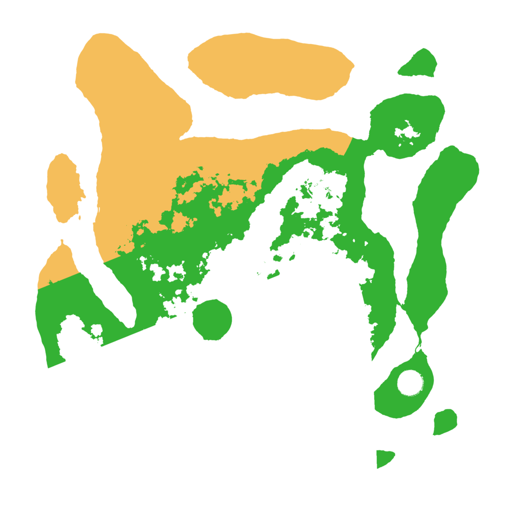 Biome Rust Map: Barren, Size: 3500, Seed: 1464861