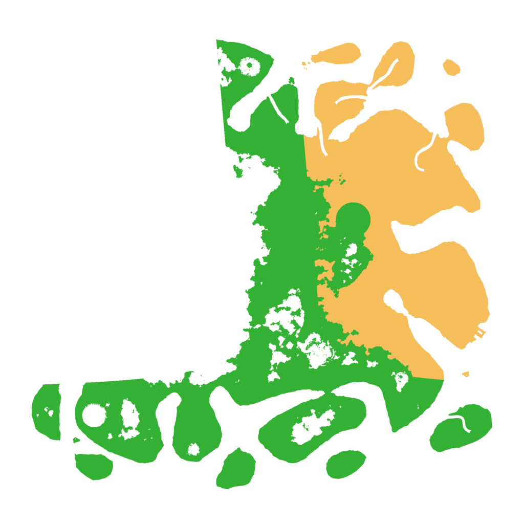 Biome Rust Map: Procedural Map, Size: 4000, Seed: 256