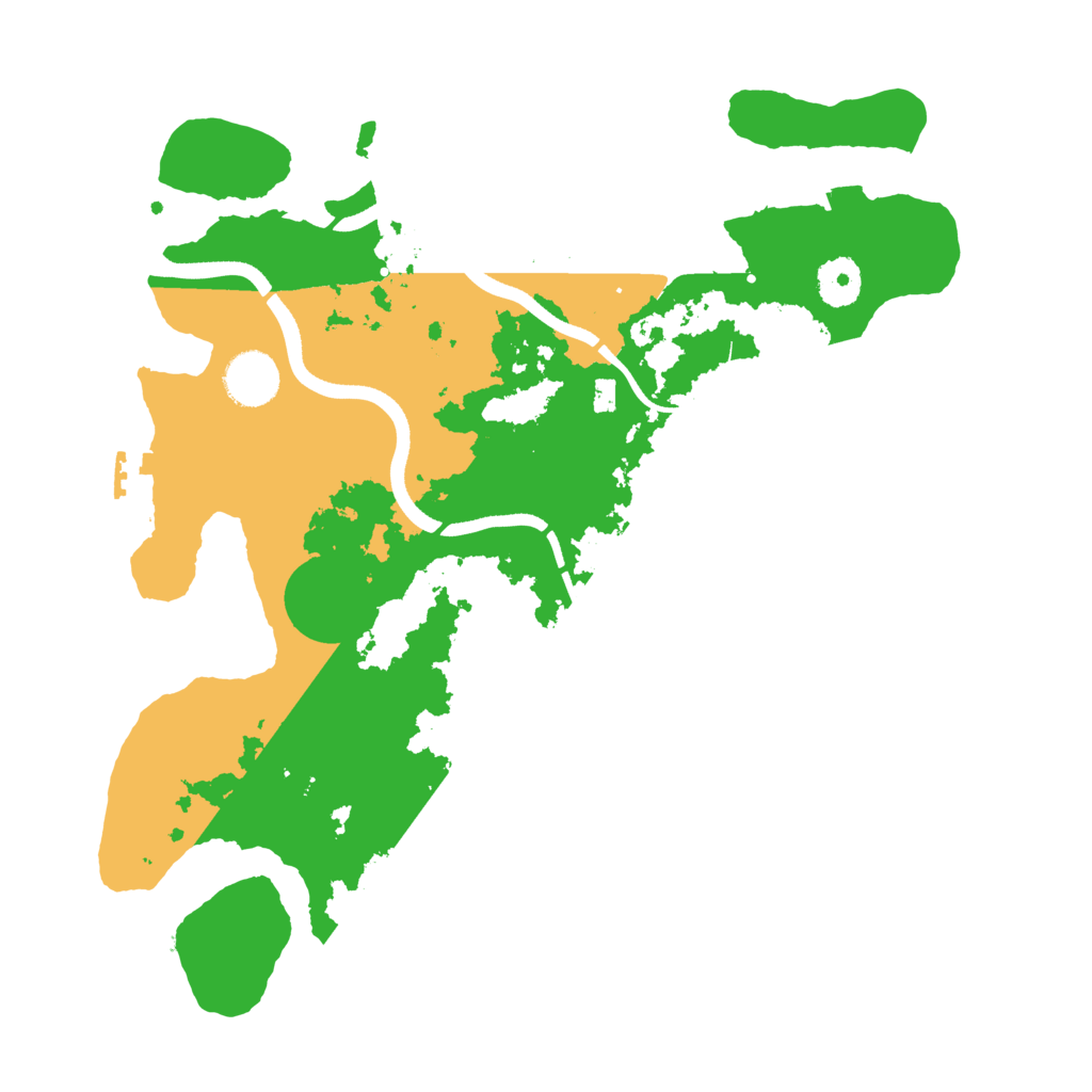 Biome Rust Map: Procedural Map, Size: 3500, Seed: 2534544