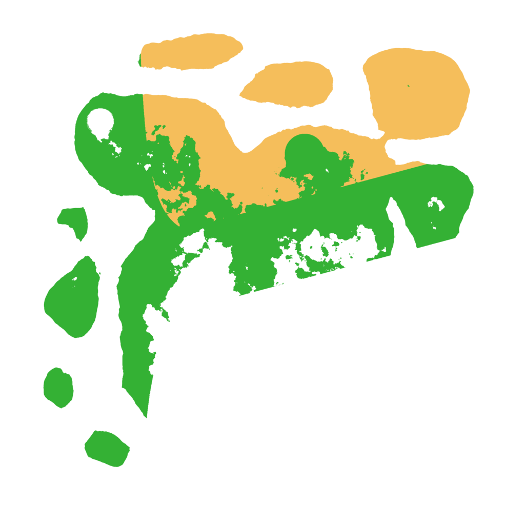 Biome Rust Map: Barren, Size: 3500, Seed: 1202683