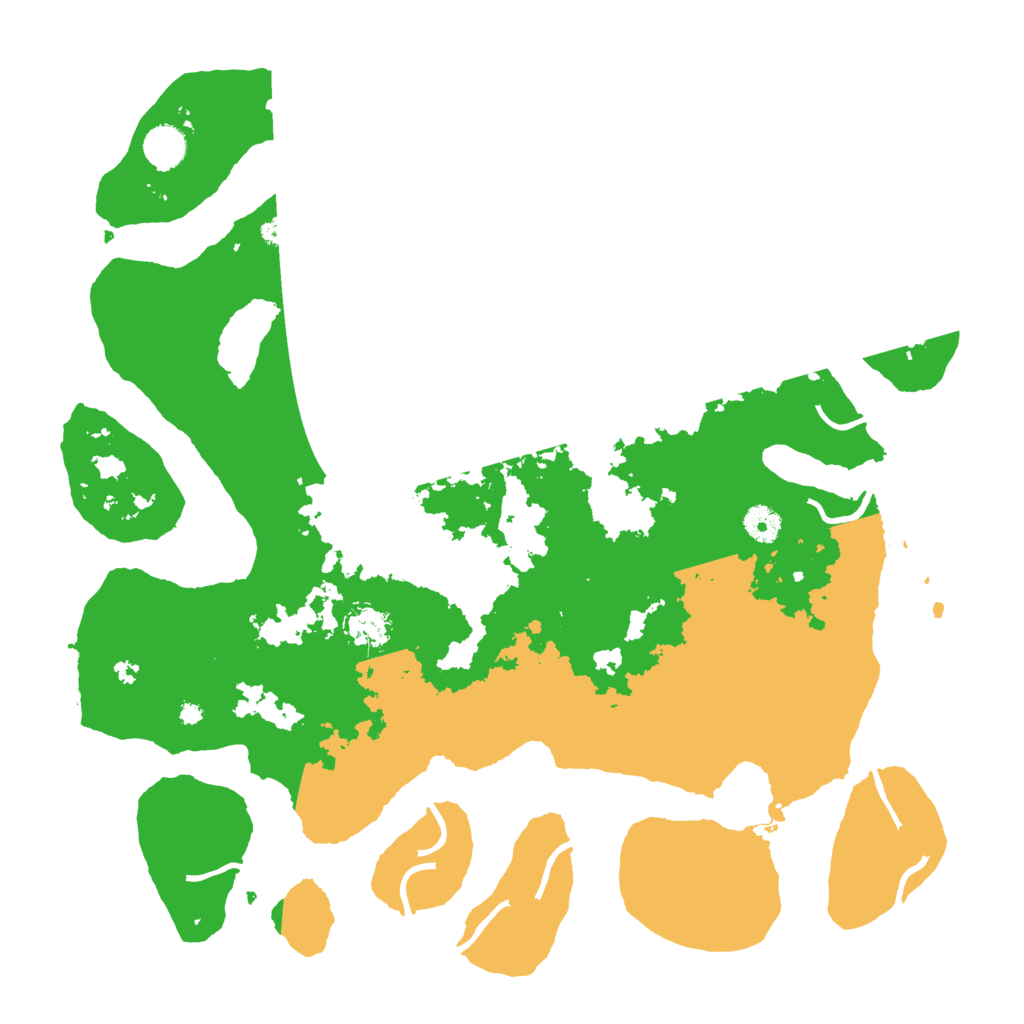 Biome Rust Map: Procedural Map, Size: 4200, Seed: 7245