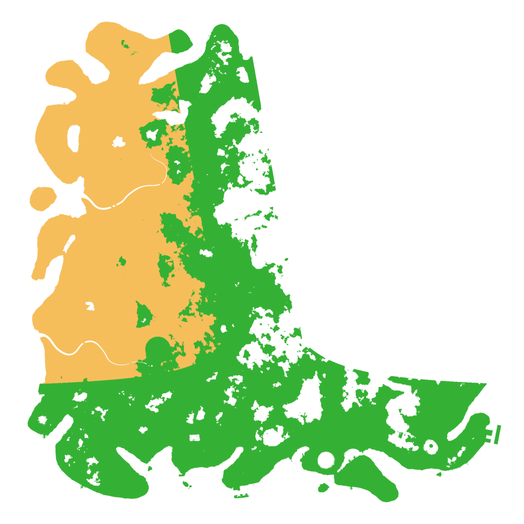 Biome Rust Map: Procedural Map, Size: 5500, Seed: 88354