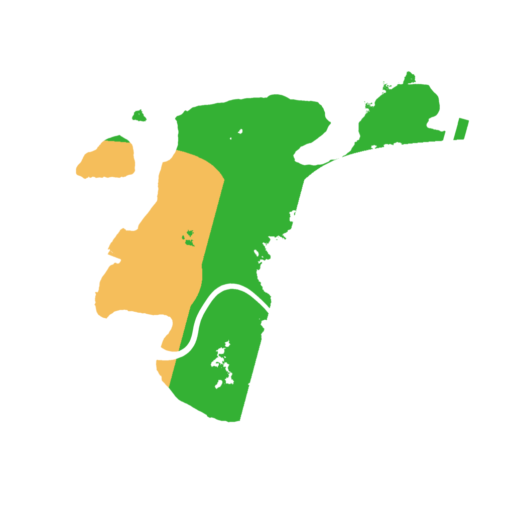 Biome Rust Map: Procedural Map, Size: 2000, Seed: 1477358100