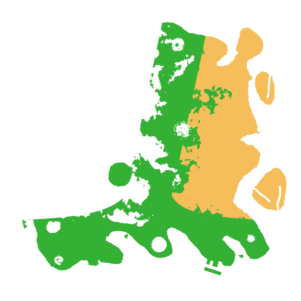 Biome Rust Map: Procedural Map, Size: 3500, Seed: 1273150
