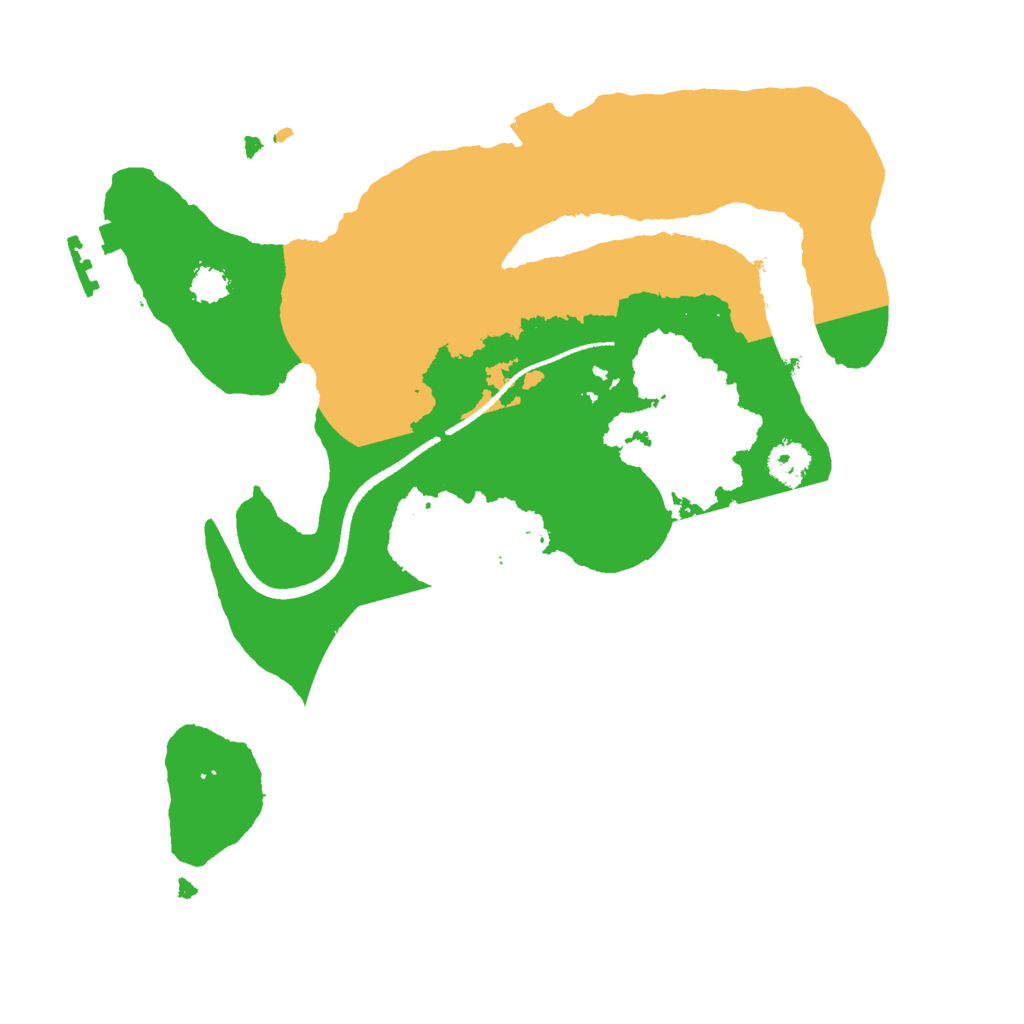 Biome Rust Map: Procedural Map, Size: 2500, Seed: 5731910