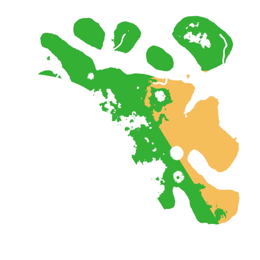 Biome Rust Map: Procedural Map, Size: 3500, Seed: 4548590