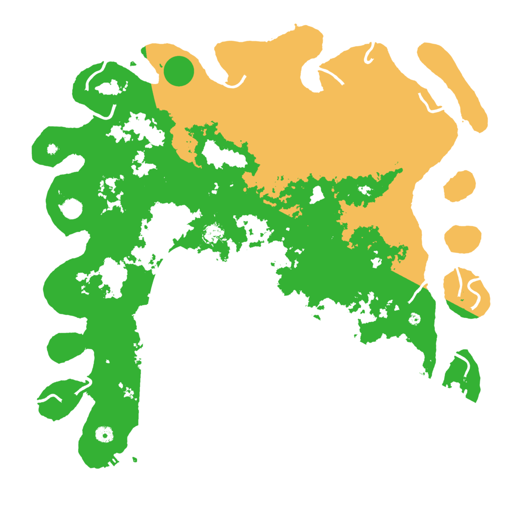 Biome Rust Map: Procedural Map, Size: 4500, Seed: 4718800