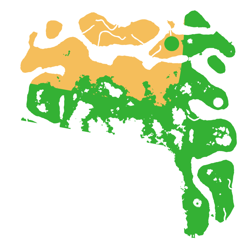 Biome Rust Map: Procedural Map, Size: 4500, Seed: 5130039