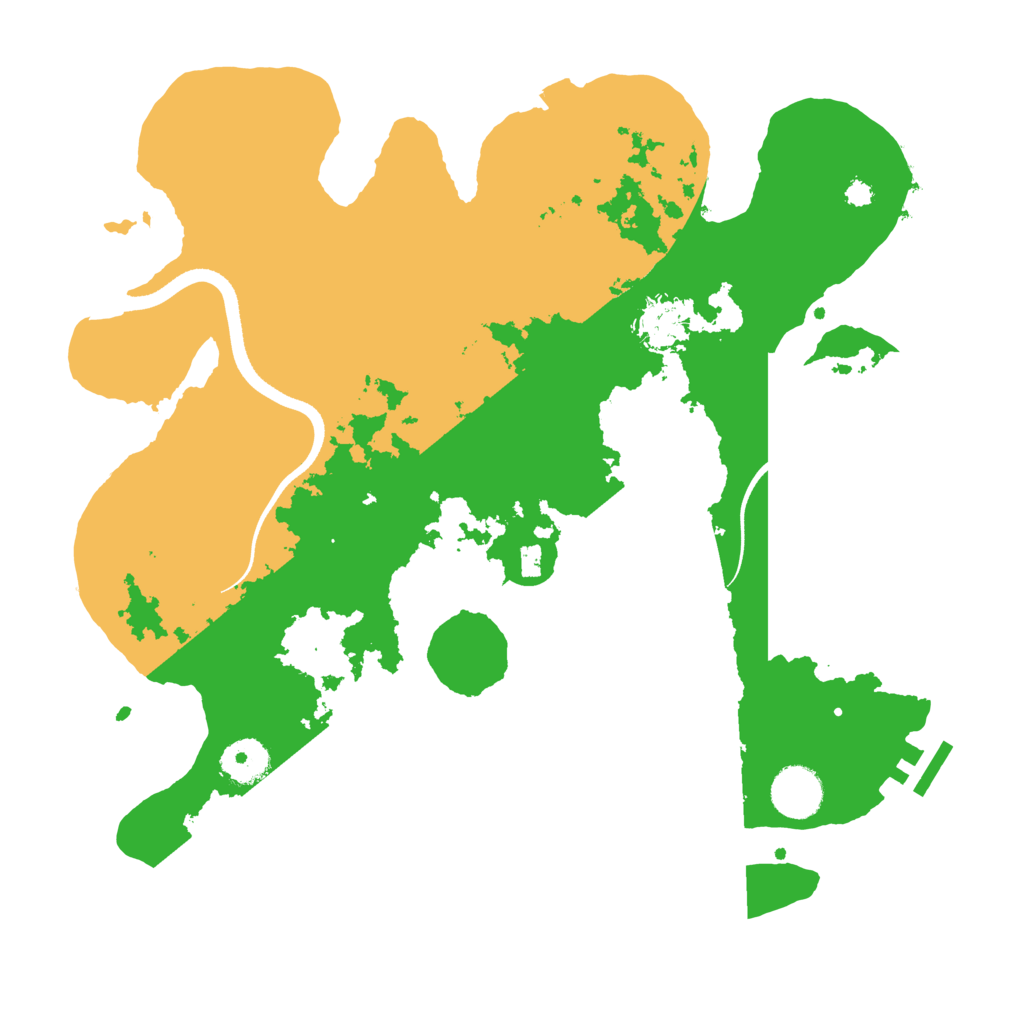 Biome Rust Map: Procedural Map, Size: 3500, Seed: 4682513