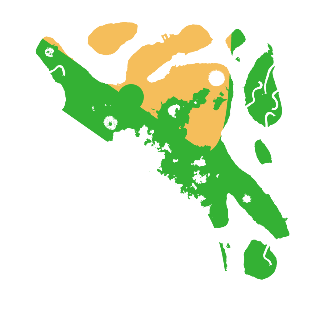 Biome Rust Map: Procedural Map, Size: 3500, Seed: 2970038