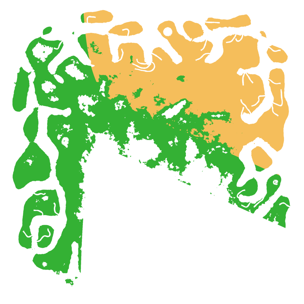 Biome Rust Map: Procedural Map, Size: 6000, Seed: 342234