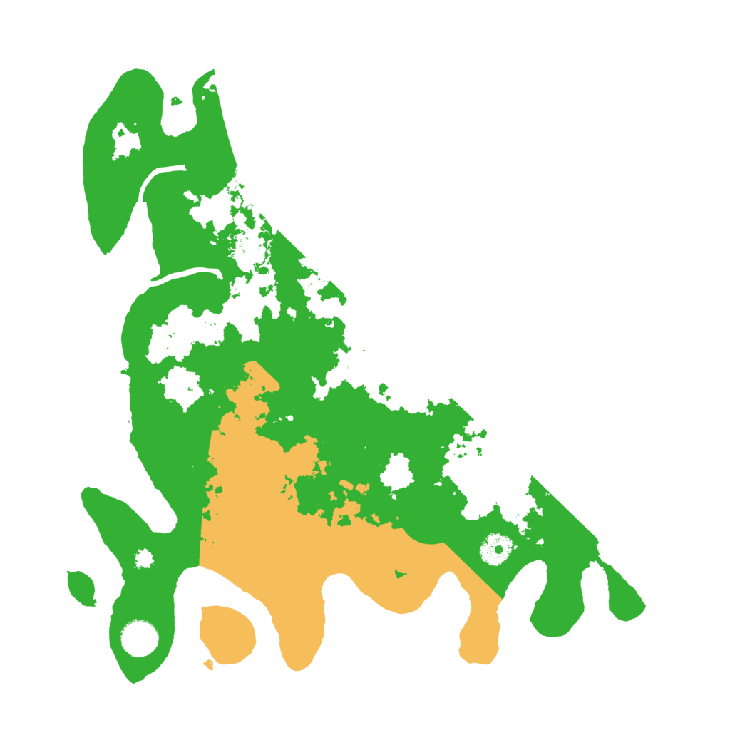 Biome Rust Map: Procedural Map, Size: 3500, Seed: 633409