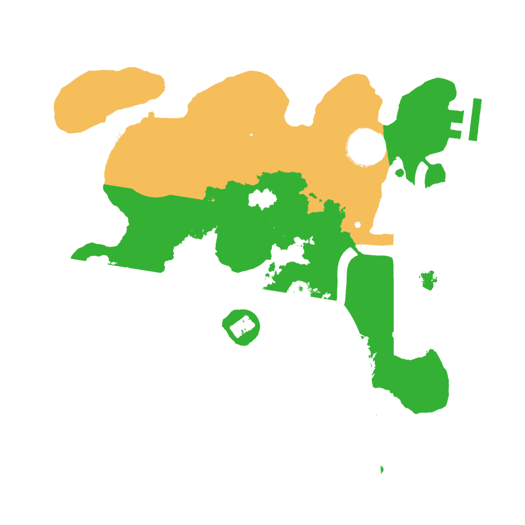 Biome Rust Map: Procedural Map, Size: 2500, Seed: 5081974