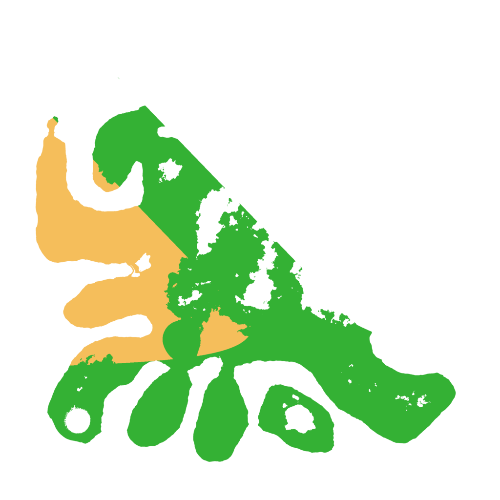 Biome Rust Map: Barren, Size: 3500, Seed: 5984905