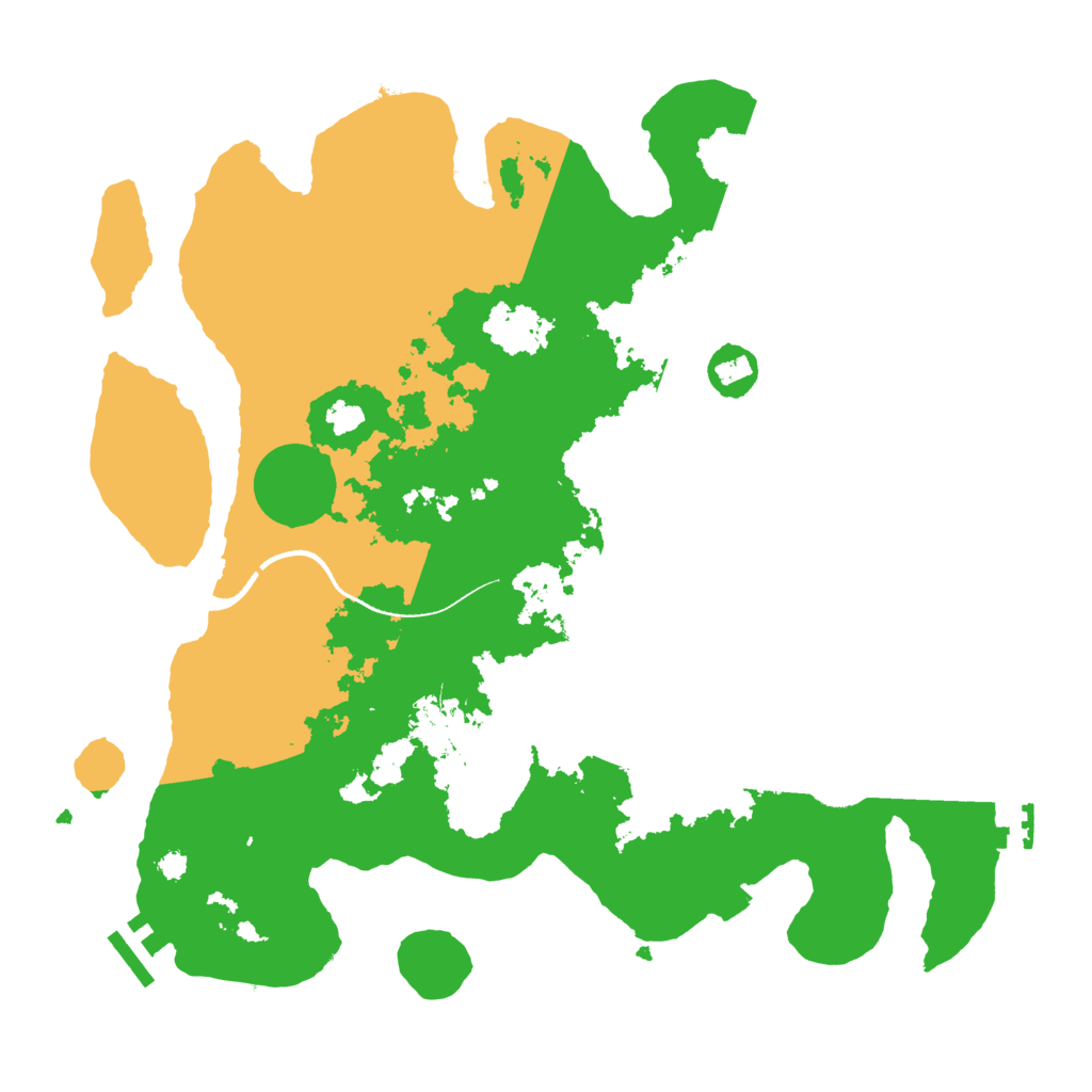 Biome Rust Map: Procedural Map, Size: 3500, Seed: 4024953