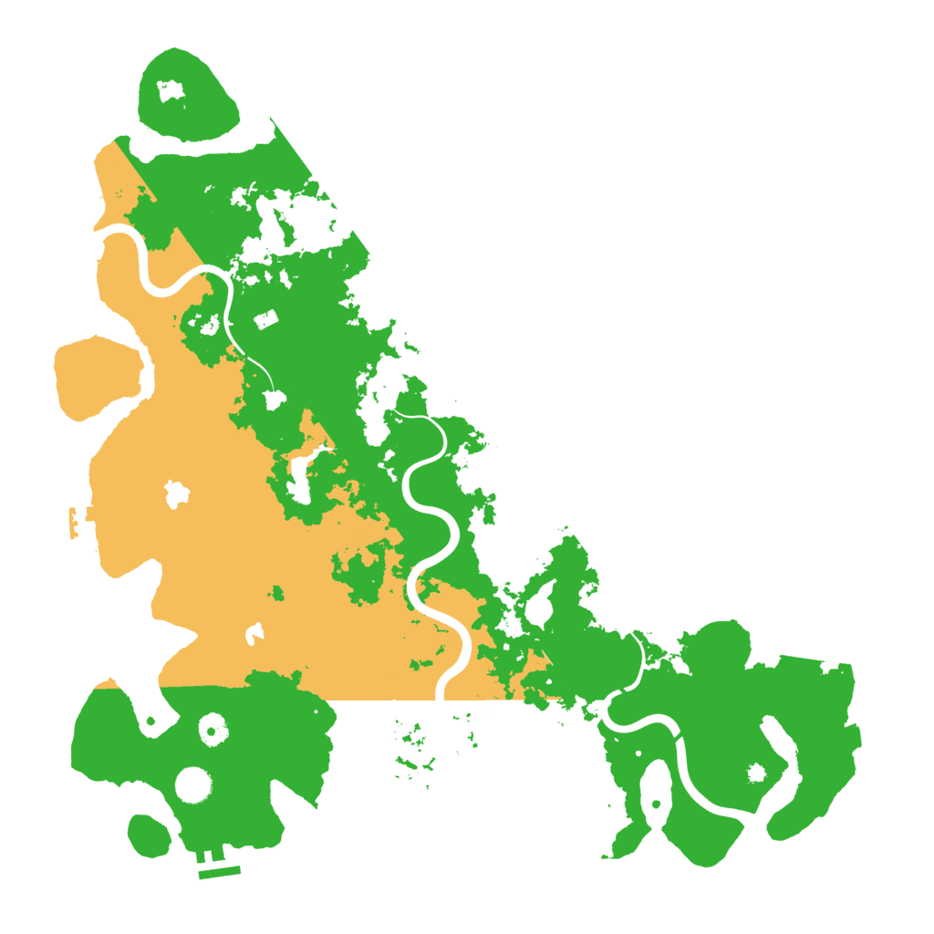 Biome Rust Map: Procedural Map, Size: 4500, Seed: 4742225