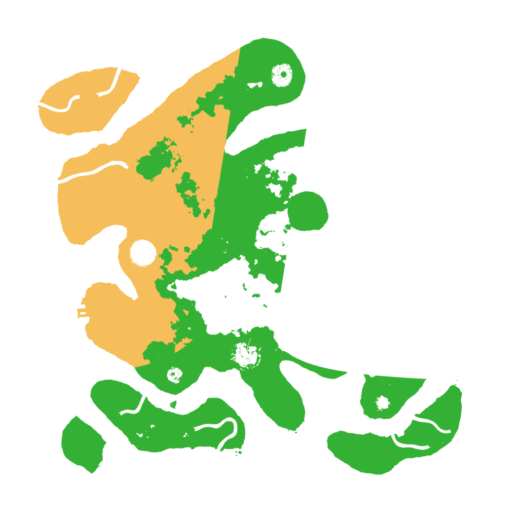 Biome Rust Map: Procedural Map, Size: 3500, Seed: 2201228