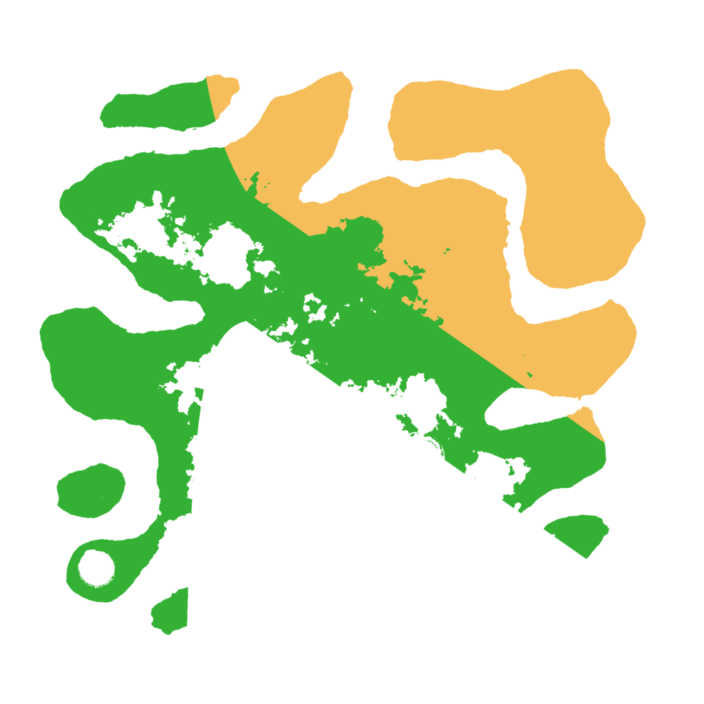 Biome Rust Map: Barren, Size: 3500, Seed: 980482