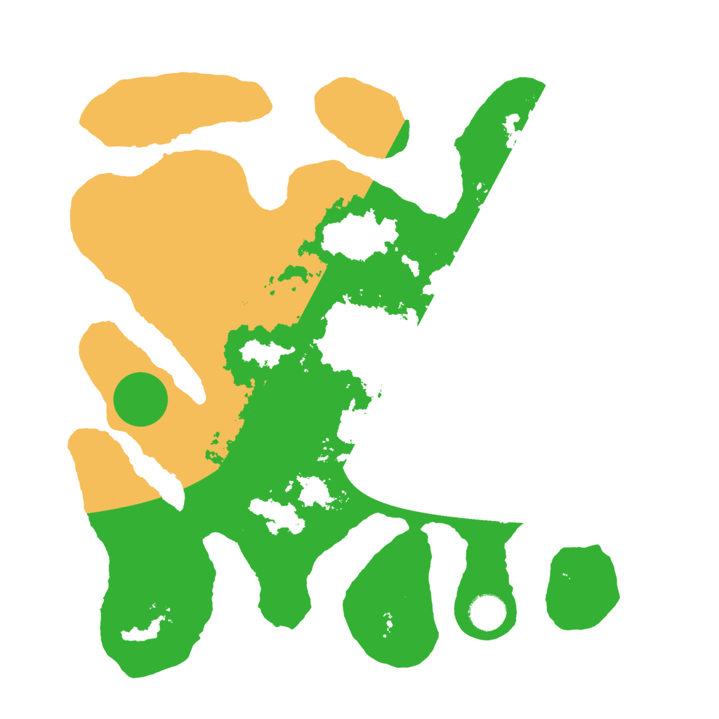 Biome Rust Map: Barren, Size: 3500, Seed: 1167108