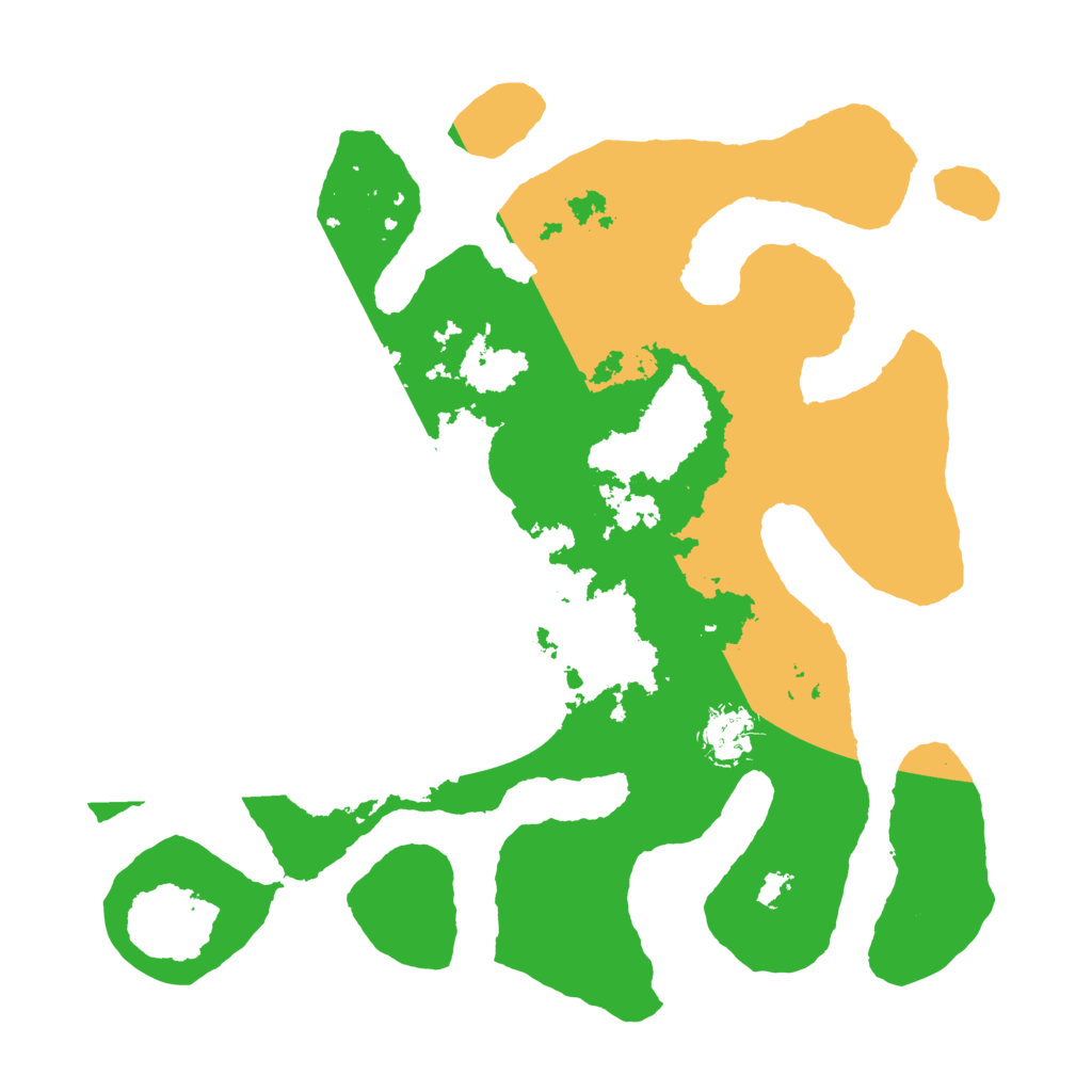 Biome Rust Map: Barren, Size: 3500, Seed: 2943993