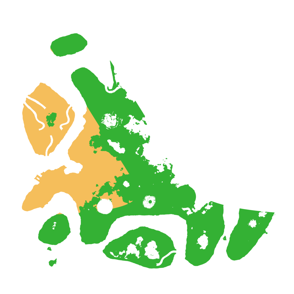 Biome Rust Map: Procedural Map, Size: 3500, Seed: 3734886