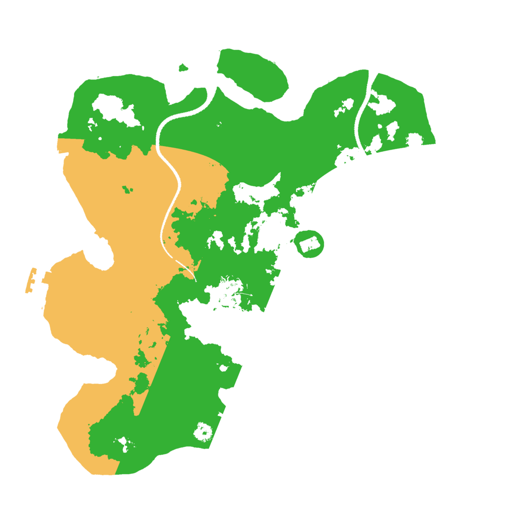 Biome Rust Map: Procedural Map, Size: 3000, Seed: 1305071840
