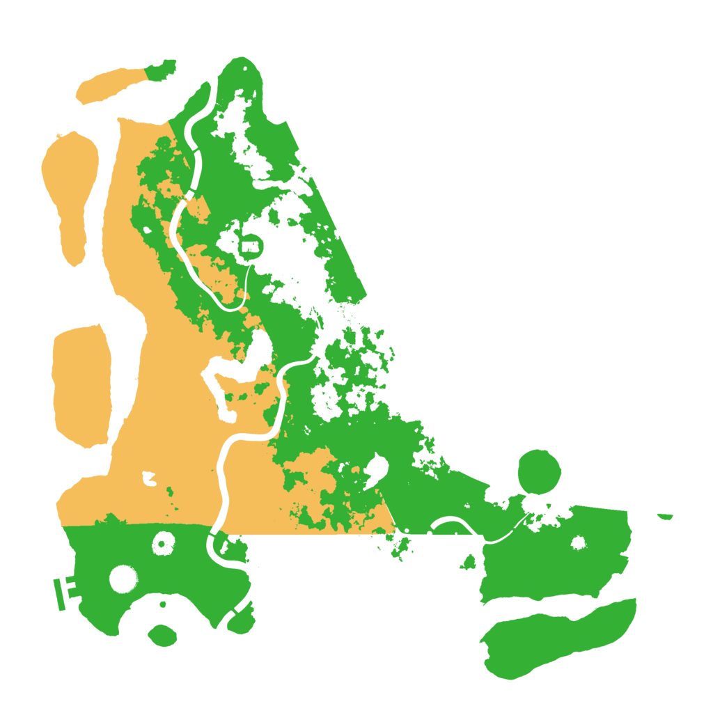 Biome Rust Map: Procedural Map, Size: 4500, Seed: 698223134