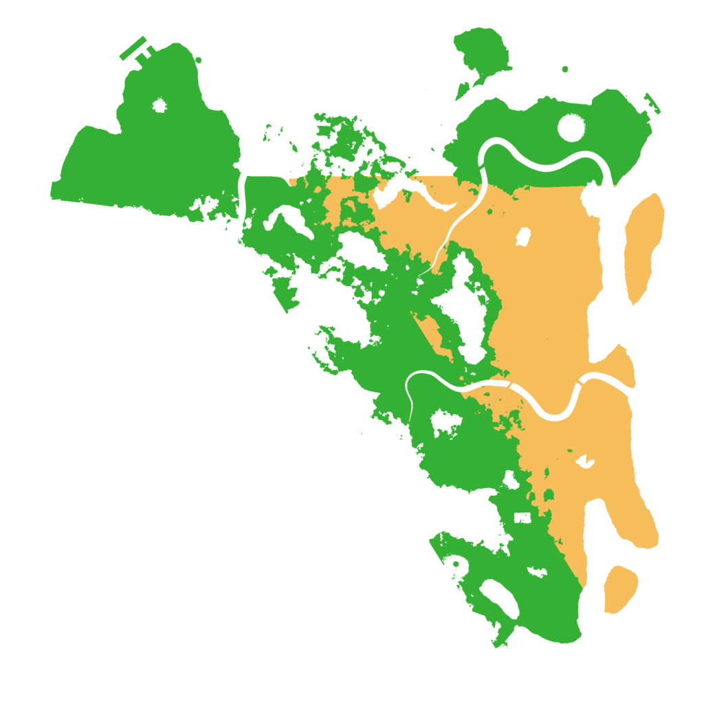 Biome Rust Map: Procedural Map, Size: 4500, Seed: 5762855