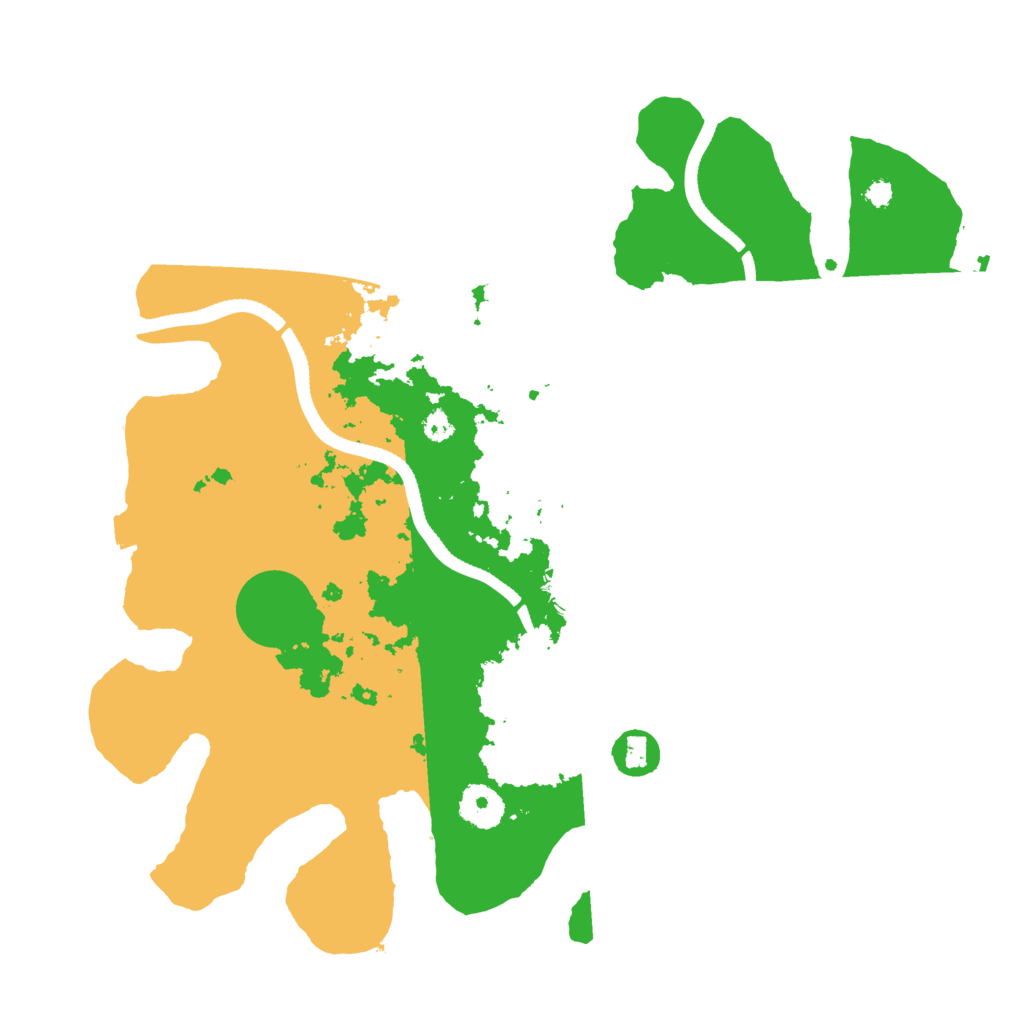 Biome Rust Map: Procedural Map, Size: 3500, Seed: 3576807