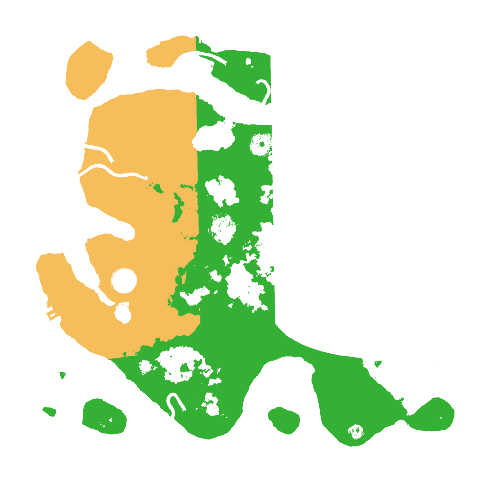 Biome Rust Map: Procedural Map, Size: 3500, Seed: 2360326