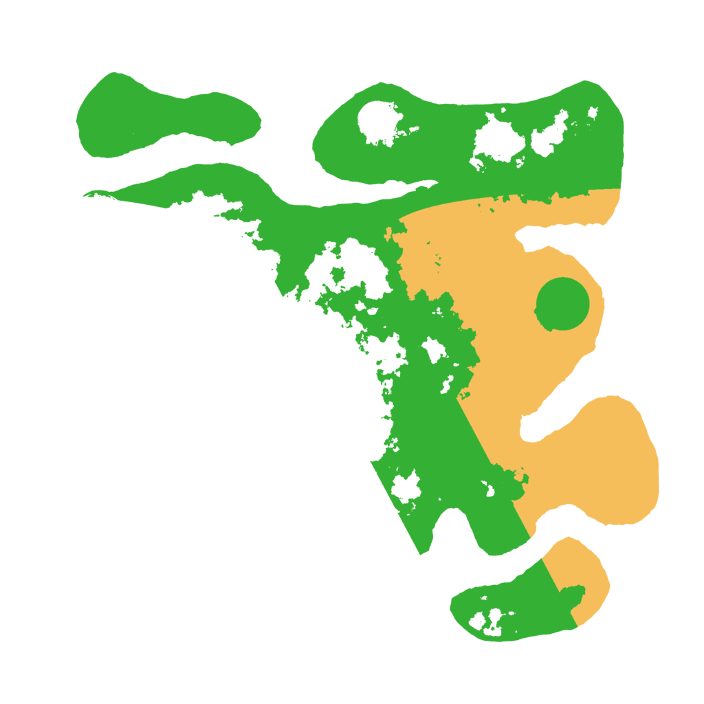 Biome Rust Map: Barren, Size: 3500, Seed: 5147510