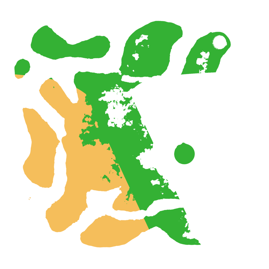 Biome Rust Map: Barren, Size: 3500, Seed: 3979042