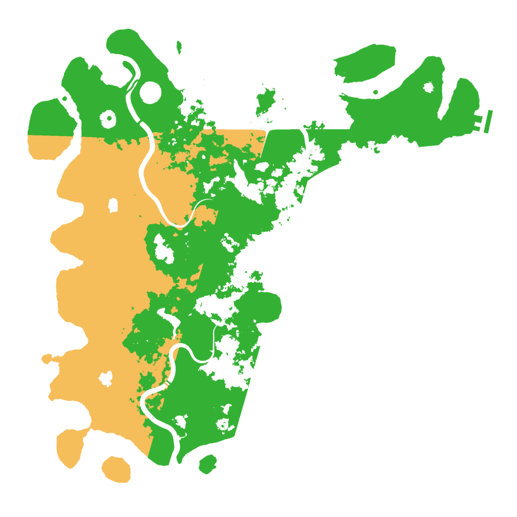 Biome Rust Map: Procedural Map, Size: 4500, Seed: 93851