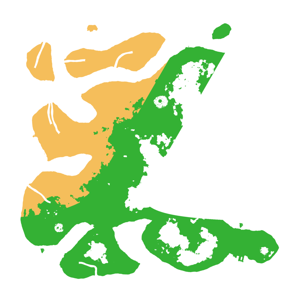 Biome Rust Map: Procedural Map, Size: 3500, Seed: 5499352