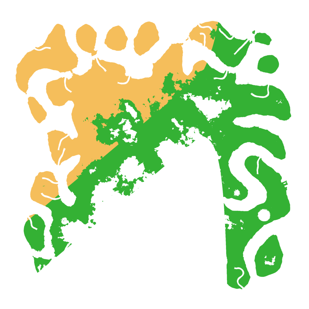 Biome Rust Map: Procedural Map, Size: 4500, Seed: 3508944