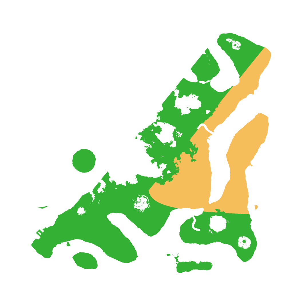 Biome Rust Map: Procedural Map, Size: 3500, Seed: 1058833