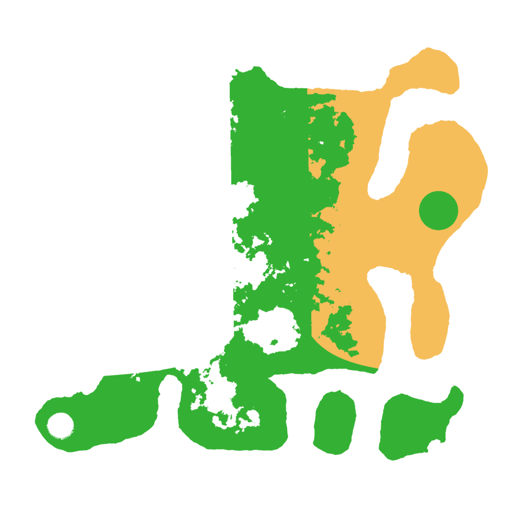 Biome Rust Map: Barren, Size: 3500, Seed: 2816660