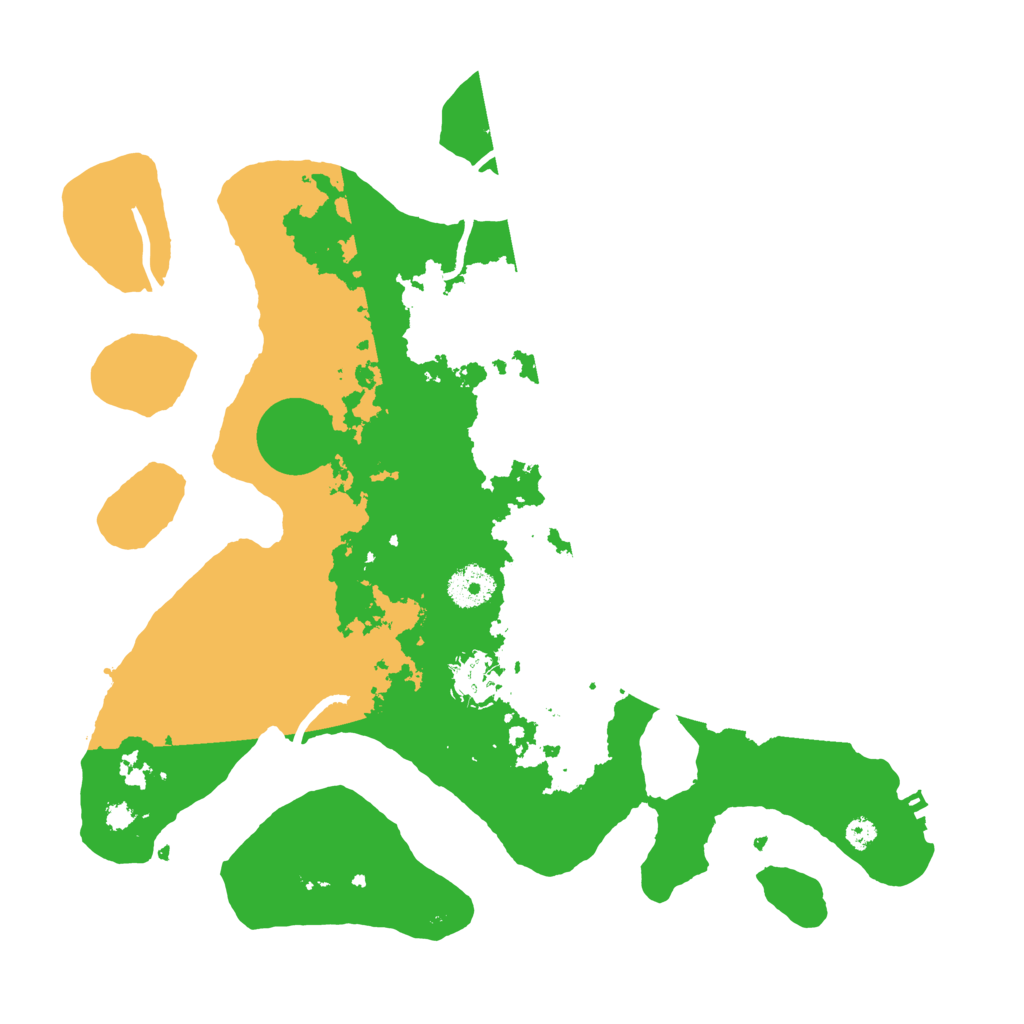 Biome Rust Map: Procedural Map, Size: 3500, Seed: 721805