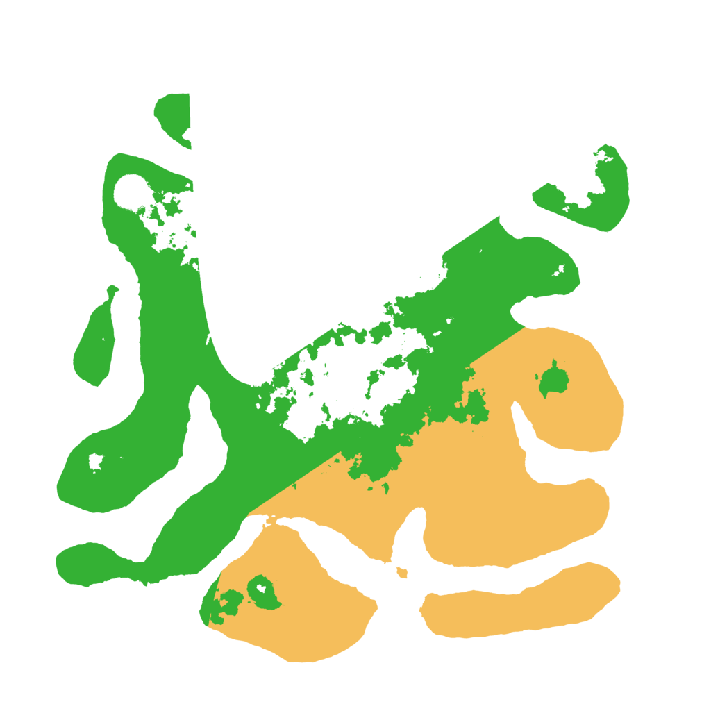 Biome Rust Map: Barren, Size: 3500, Seed: 2332070