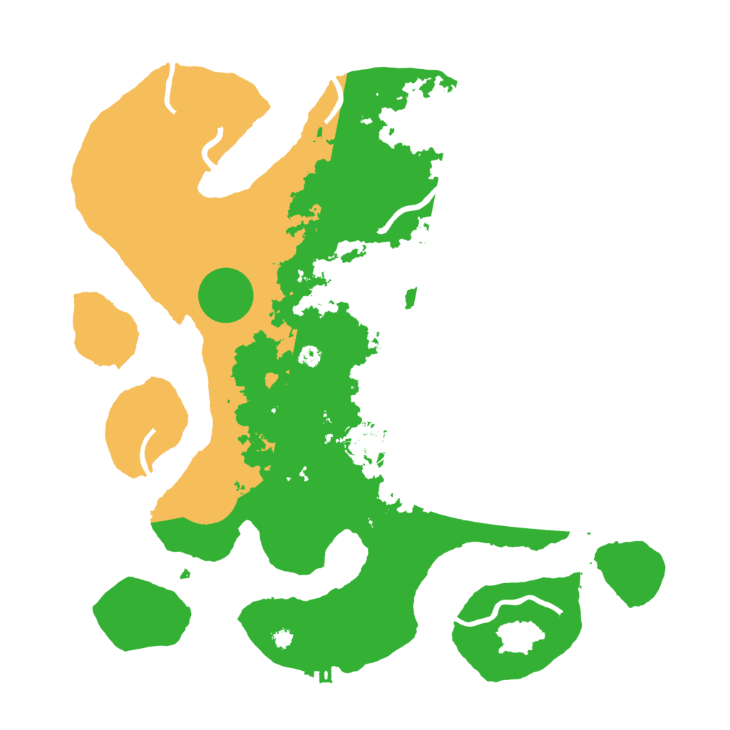 Biome Rust Map: Procedural Map, Size: 3500, Seed: 1634850