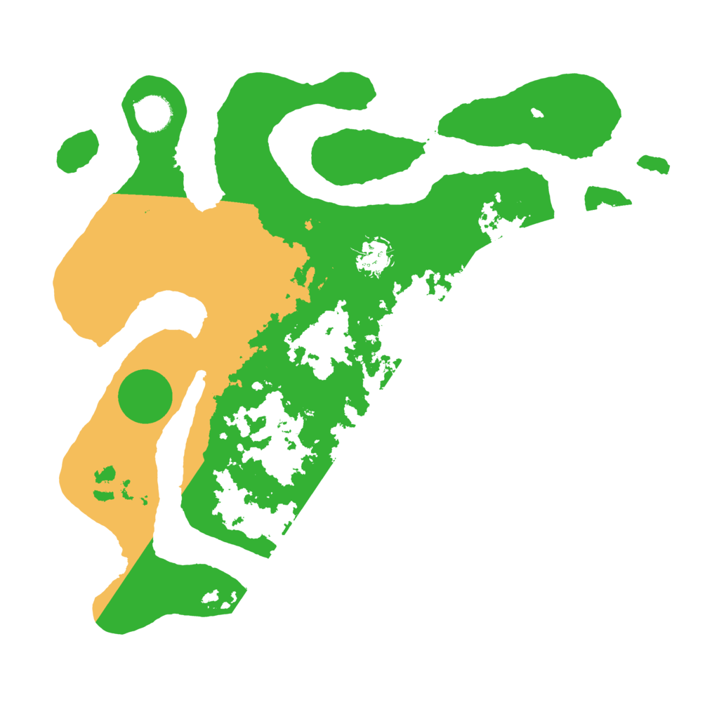 Biome Rust Map: Barren, Size: 3500, Seed: 3765169