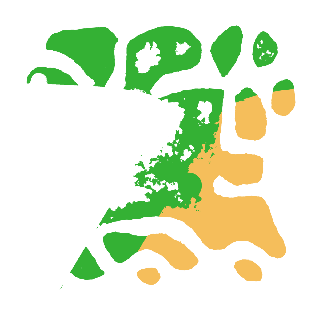 Biome Rust Map: Barren, Size: 3500, Seed: 3505817