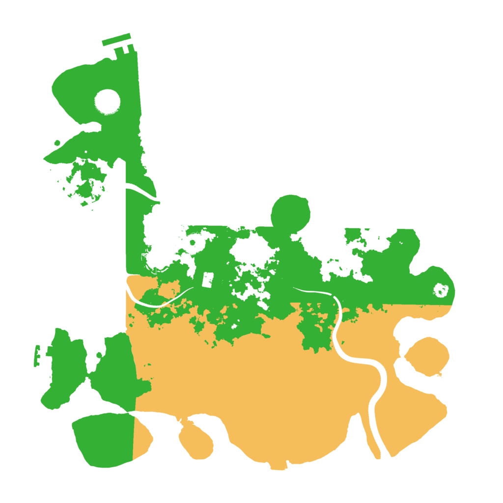 Biome Rust Map: Procedural Map, Size: 3500, Seed: 267865713